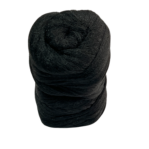 High Quality Brazil Brazilian Hair Wool 100g Black color Hand & Machine Knitting Yarn