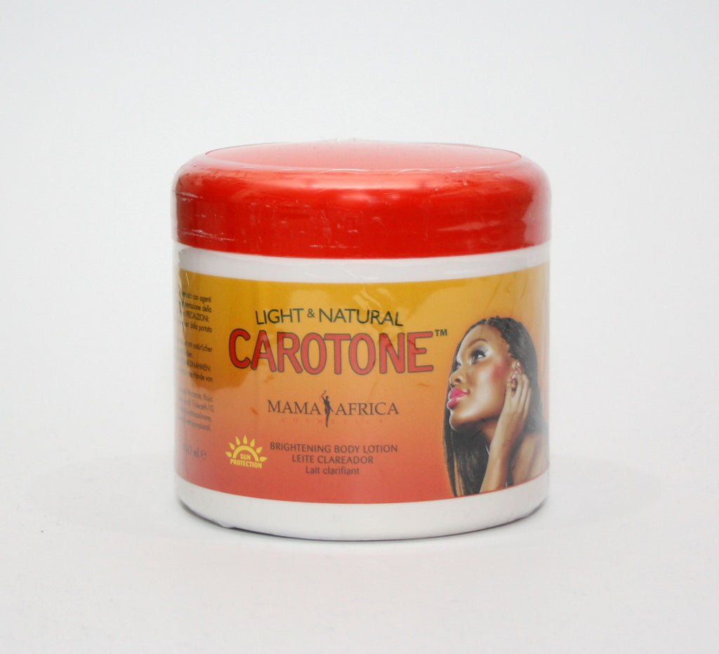 Carotone Brightening Body Cream Jar By Mama Africa Skin Lightening